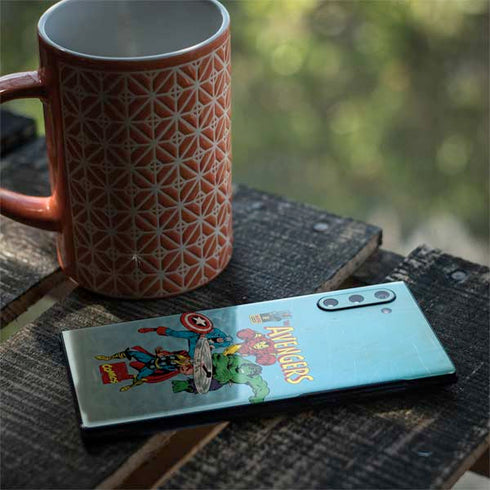 Marvel Classic Comics The Avengers Galaxy Note 10 Skin